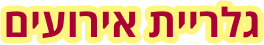 כותרת גלריית אירועים